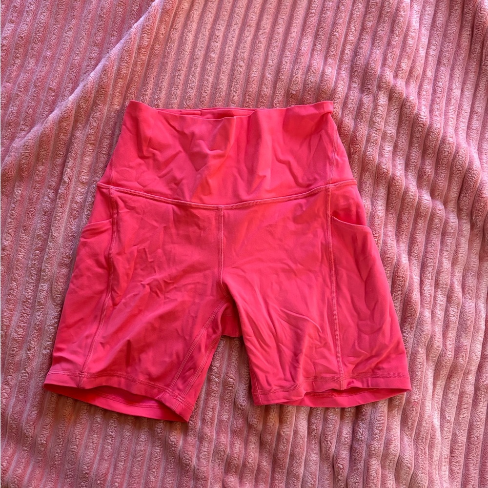 Lululemon Align High Rise Shorts with Pockets 6”